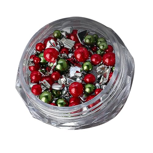 Weihnachts-Strass-Zubehör, runde Perlen, Zubehör, Diamanten, Strass für Frauen, Dekoration von Limtula