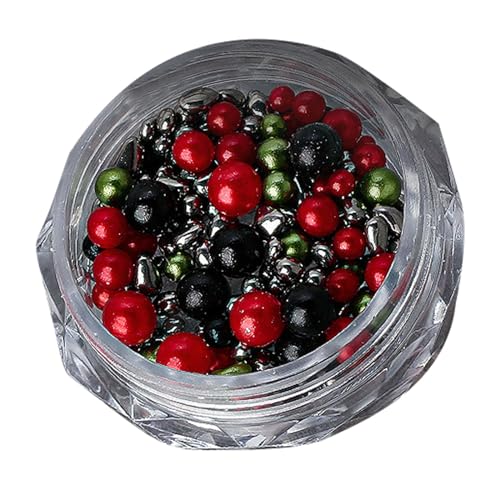 Weihnachts-Strass-Zubehör, runde Perlen, Zubehör, Diamanten, Strass für Frauen, Dekoration von Limtula