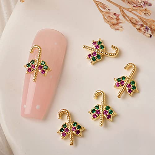 Weihnachtsmann-Metall-Stollen mit Strasssteinen, Weihnachtsdekoration von Limtula