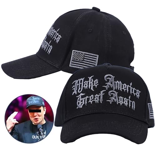 Lin Su Dark MAGA Hat Trump Black Hat 2025 Gothic Dark MAGA Hat Trump Merchandise Embroidered Baseball Cap (US, Alpha, One Size, Gothic Dark Maga Hat), Gothic Dark Maga Hat, Einheitsgr��e Lin Su Dark MAGA Hat Trump Black Hat 2025 Gothic Dark MAGA Hat Trump Merchandise Embroidered Baseball Cap (US, Alpha, One Size, Gothic Dark Maga Hat), Gothic Dark Maga Hat, Einheitsgr��e von Lin Su