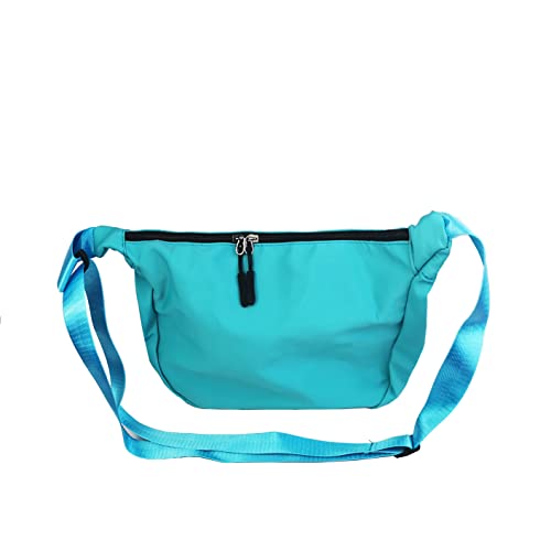 Lin’s Liliana Damen Umhängetasche aus Nylon 30×21×11, Sporttasche Schultertasche Shoulder Bag wasserdicht leicht (Blau) von Lin's Liliana