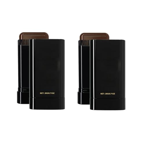 2-Pack Haarfarbe Kamm Kit Instant Root Touch Up für graues Haar Abdeckung, wasserdicht SweatProof formuliert, tragbare 2-in-1 Farbstoff Applikator mit Kamm für Frauen Männer (2PCS DARK BROWN) von LinBomZony