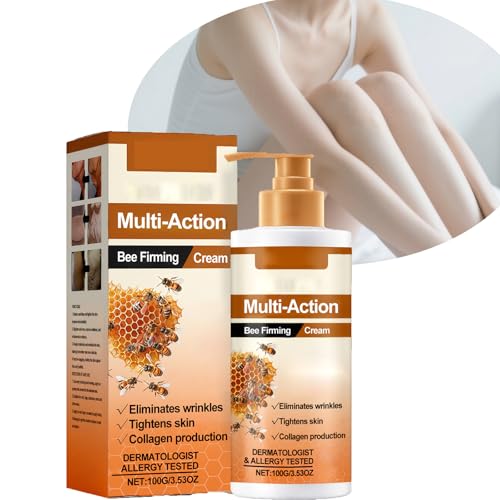 Bee Propolis Firming Cream, Natural Face Body Moisturizer für Frauen Männer, feuchtigkeitsspendende nährende Creme mit Royal Jelly Botanical Extracts, sanfte tägliche Hautpflege (1PCS) von LinBomZony