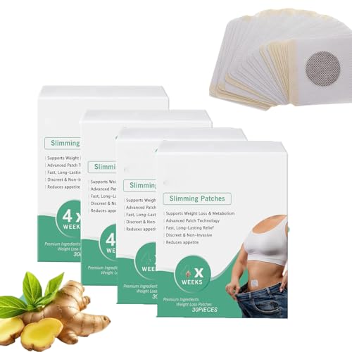 Body Patches für Frauen, straffende feuchtigkeitsspendende Haut Patch natürliche Inhaltsstoffe sanft, sicher wirksam für alle Haut Gewichtsmanagement Shaping Support Mild Adhesive (4PCS) von LinBomZony