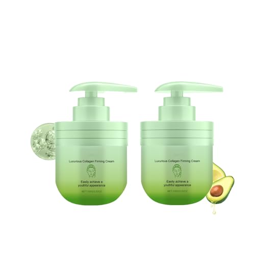 Collagen Advanced Firming Cream für Frauen - Körpercreme zur Straffung schlaffer Haut, Reduzierung von Falten und Verbesserung der Hautelastizität - Lifting & Moisturizing Treatment (2PCS) von LinBomZony
