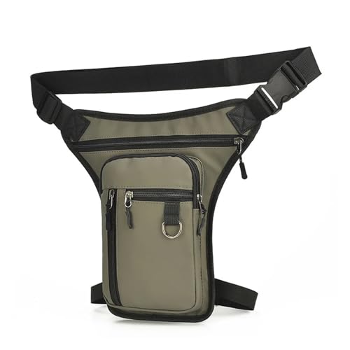 KANGYEBAIHUODIAN Wasserdicht Drop Bein Gürtel Tragbare Schulter Molle Oberschenkel Taille Fanny Pack Tasche Fit for Outdoor Wandern Motorrad Bein Tasche Tragbare (Color : Gold) von LinCys