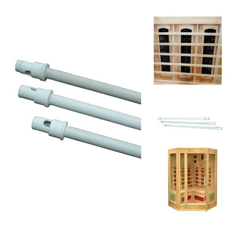 LinJa Infrarot-Wärmestrahler Keramikstrahler 350W 55cm, Infrarotkabine Infrarotstrahler Wärmekabine von LinJa