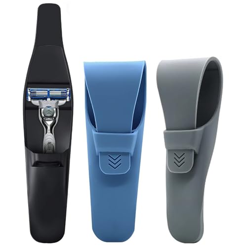 LinMei Silikon-Schutzhülle für Rasierer, kompatibel mit Gillette, Parker, Merkur, 3 Stück von LinMei