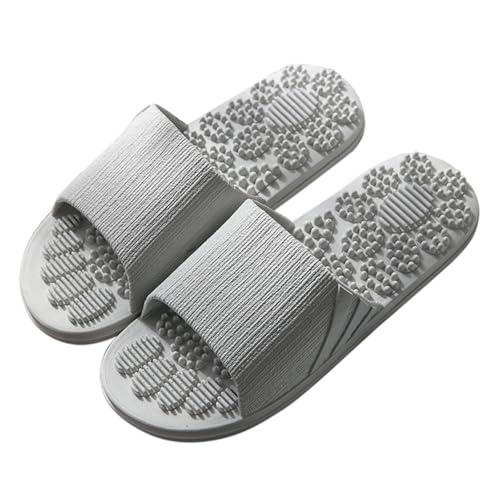 Akupressur Massage Hausschuhe Herren Damen Fußmassage Schuhe Plantar Fasciitis Schuhe Männer Frauen Indoor Reflexzonen Fussmassagegerät Weich rutschfest Badelatschen von LinRim
