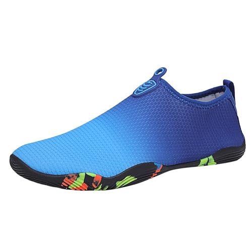 Badeschuhe Wasserschuhe Herren Damen Schwimmschuhe Strandschuhe Aquaschuhe Schnell Trocknend Breathable Surfschuhe Beach Pool Unisex Leicht Atmungsaktive rutschfeste Barfußschuhe von LinRim