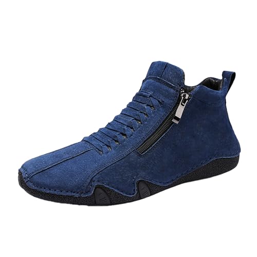 BarfußSchuhe Herren Sport Fitnessschuhe Atmungsaktiv Leicht Walkingschuhe Casual Sneaker mit rutschfest Sohle Freizeitschuhe Hohe Stiefel Mit Seitlichem ReißVerschluss Traillaufschuhe BarfußSchuhe Herren Sport Fitnessschuhe Atmungsaktiv Leicht Walkingschuhe Casual Sneaker mit rutschfest Sohle Freizeitschuhe Hohe Stiefel Mit Seitlichem ReißVerschluss Traillaufschuhe von LinRim