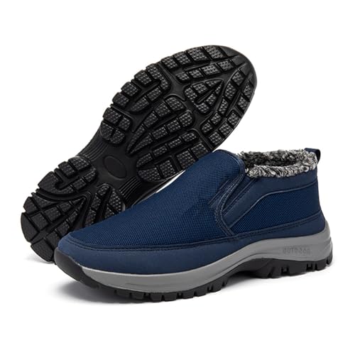 Damen Herren Winterschuhe Warm Gefüttert Winterstiefel Wasserdicht Trekking Wanderschuhe Rutschfest Trekkingschuhe Wanderstiefel Kurzschaft Stiefeletten Arbeit Stiefel Winter Outdoor Boots von LinRim