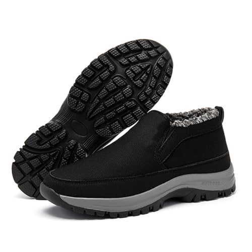 Damen Herren Winterschuhe Warm Gefüttert Winterstiefel Wasserdicht Trekking Wanderschuhe Rutschfest Trekkingschuhe Wanderstiefel Kurzschaft Stiefeletten Arbeit Stiefel Winter Outdoor Boots von LinRim