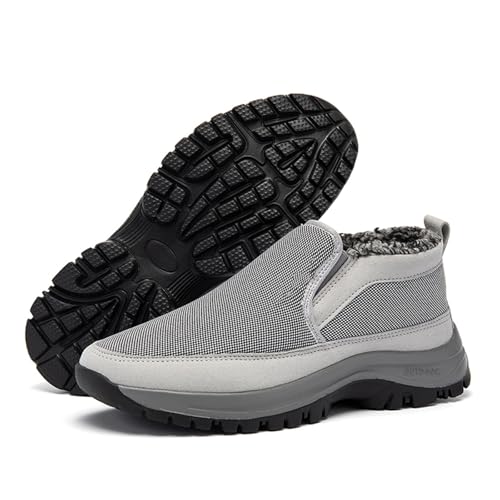 Herren Winterstiefel Winterschuhe Trekking Wanderstiefel Wanderschuhe Warm Gefüttert Schneestiefel Winter Outdoor Boots rutschfeste Stiefeletten Wasserdicht Trekkingschuhe Wanderhalbschuhe von LinRim