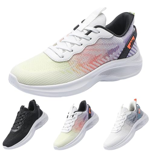 LinRim Herren Laufschuhe, Sportlicher Sneaker mit Memory Foam im sportlichen Design, elastische Schnürsenkel, atmungsaktiv LinRim Herren Laufschuhe, Sportlicher Sneaker mit Memory Foam im sportlichen Design, elastische Schnürsenkel, atmungsaktiv von LinRim