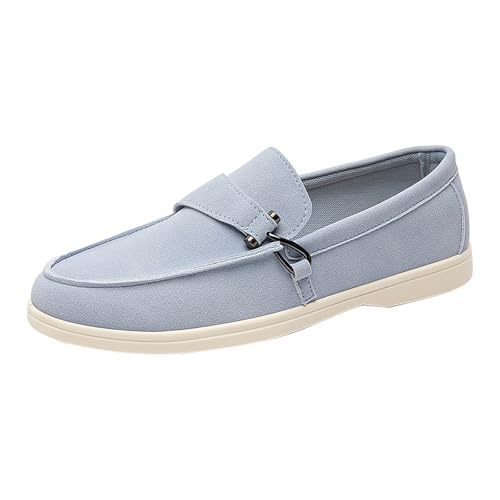 Loafer Herren Wildleder Penny Loafers GemüTlich Fahrende Schuhe Mokassin Slippers Herrenschuhe Slipper Modische Herrenschuhe Mit Einem Fuß Und SteigbüGel Einfarbig Sneaker von LinRim