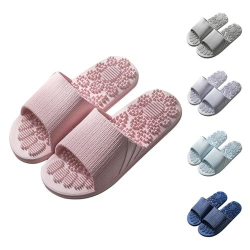 Plantar Fasciitis Schuhe Akupressur Hausschuhe Sandalen für Männer Frauen Indoor Reflexzonen Fussmassagegerät Lindert Arthritis Neuropathie Schmerzen Entspannung Geschenk für Mama Papa von LinRim