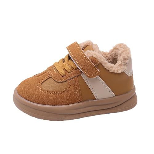 Turnschuhe Kinder Warm Gefütterte Winterschuhe Mädchen Sportschuhe Sneaker Hallenschuhe Atmungsaktiv Laufschuhe Outdoor Schnüren Schuhe Freizeitschuhe Walkingschuhe Running Shoes von LinRim