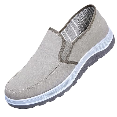 Walkingschuhe Herren Slip On Sneakers Sportschuhe Leichte Laufschuhe Atmungsaktive Jogging Fitness Outdoor Gym Schlüpfen Schuhe Slipper Fitness Straßenlaufschuhe Sporthalle Freizeitschuhe von LinRim