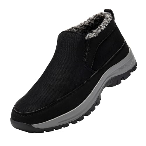 Winterschuhe Herren Warme Gefüttert Winterstiefel Wasserdicht Rutschfest Schneestiefel Outdoor Winterboots Trekking Wanderschuhe Kurzschaft Stiefeletten Arbeit Stiefel Winter Outdoor Boots, 41 Winterschuhe Herren Warme Gefüttert Winterstiefel Wasserdicht Rutschfest Schneestiefel Outdoor Winterboots Trekking Wanderschuhe Kurzschaft Stiefeletten Arbeit Stiefel Winter Outdoor Boots, 41 von LinRim