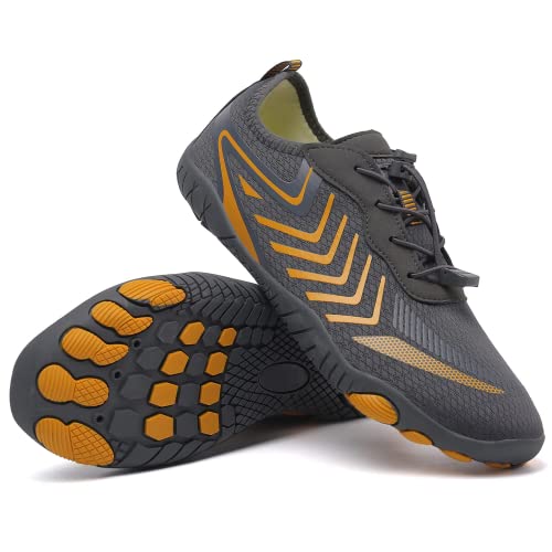 Barfußschuhe Damen Herren Breite Zehenbox Wasserschuhe Barfußtrainer Frauen Männer zum Wandern Laufen Fitnessstudio Strand Surfen Fahren Barfußschuhe Damen Herren Breite Zehenbox Wasserschuhe Barfußtrainer Frauen Männer zum Wandern Laufen Fitnessstudio Strand Surfen Fahren von LinSmart