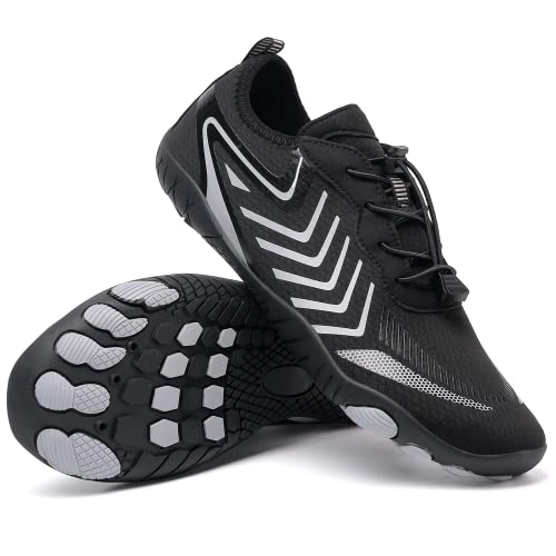 Barfußschuhe Damen Herren Breite Zehenbox Wasserschuhe Barfußtrainer Frauen Männer zum Wandern Laufen Fitnessstudio Strand Surfen Fahren Barfußschuhe Damen Herren Breite Zehenbox Wasserschuhe Barfußtrainer Frauen Männer zum Wandern Laufen Fitnessstudio Strand Surfen Fahren von LinSmart