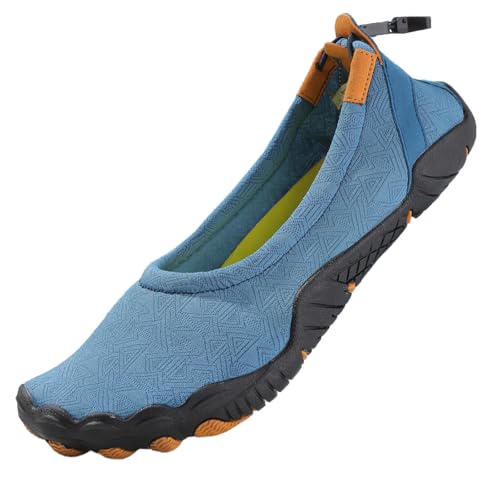 LinSmart Barfußschuhe Damen Herren Breite Zehenbox Wasserschuhe Barfußtrainer Frauen Männer zum Wandern Laufen Fitnessstudio Strand Surfen Fahren von LinSmart