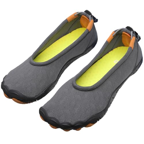 LinSmart Barfußschuhe Damen Herren Breite Zehenbox Wasserschuhe Barfußtrainer Frauen Männer zum Wandern Laufen Fitnessstudio Strand Surfen Fahren von LinSmart
