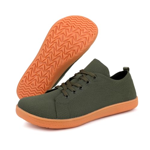 LinSmart Barfußschuhe Herren Damen Leichtgewicht Wanderschuhe Turnschuhe Breite Zehenbox für draußen Gehen Fitnessstudio Fahren Strand usw. von LinSmart