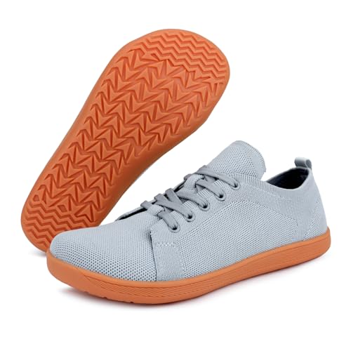 LinSmart Barfußschuhe Herren Damen Leichtgewicht Wanderschuhe Turnschuhe Breite Zehenbox für draußen Gehen Fitnessstudio Fahren Strand usw. von LinSmart
