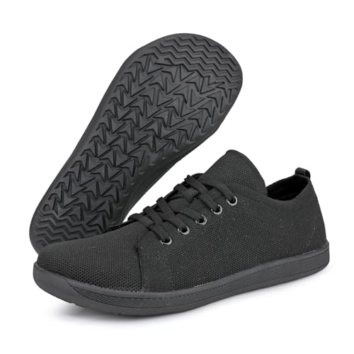LinSmart Barfußschuhe Herren Damen Leichtgewicht Wanderschuhe Turnschuhe Breite Zehenbox für draußen Gehen Fitnessstudio Fahren Strand usw. von LinSmart