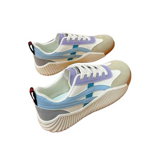 Kulavo Orthopedic Shoe, Vintage Orthopedic Shoes for Women, New Walking Shoes with Arch Support, Lightweight Breathable Comfortable Sneakers, Comfort Cushioning. (38, Blue) von LinZong