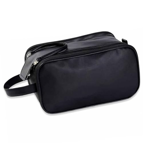 Large Capacity Travel Cosmetic Bag,Multifunctional Portable Waterproof Organizer,Storage Toiletry Bag with Handle and Compartments,Suitable for Business Trips and Daily (Black) von LinZong