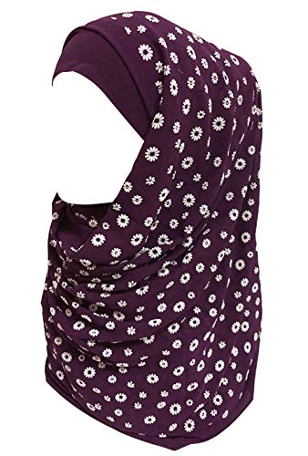 Lina & Lily Blumen Damen Muslim Hijab Kopftuch Schal (Violett) von Lina & Lily
