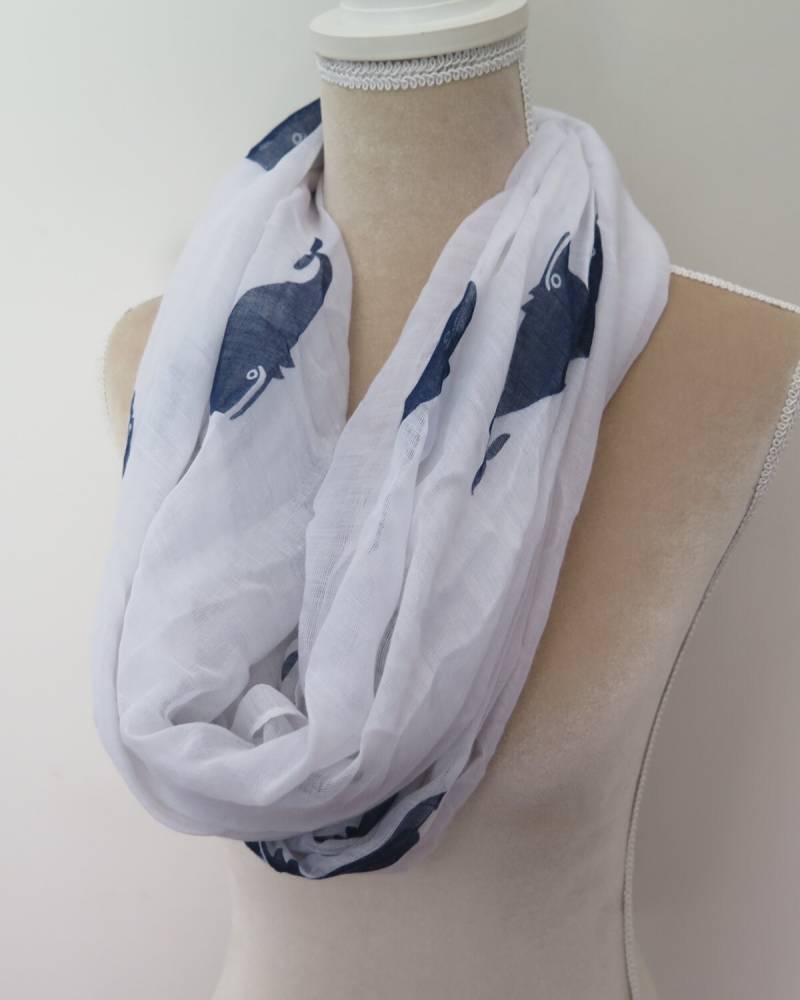 Wal Drucken Infinity Loop Damen Schal-Geschenk-Ideen von LinaScarf