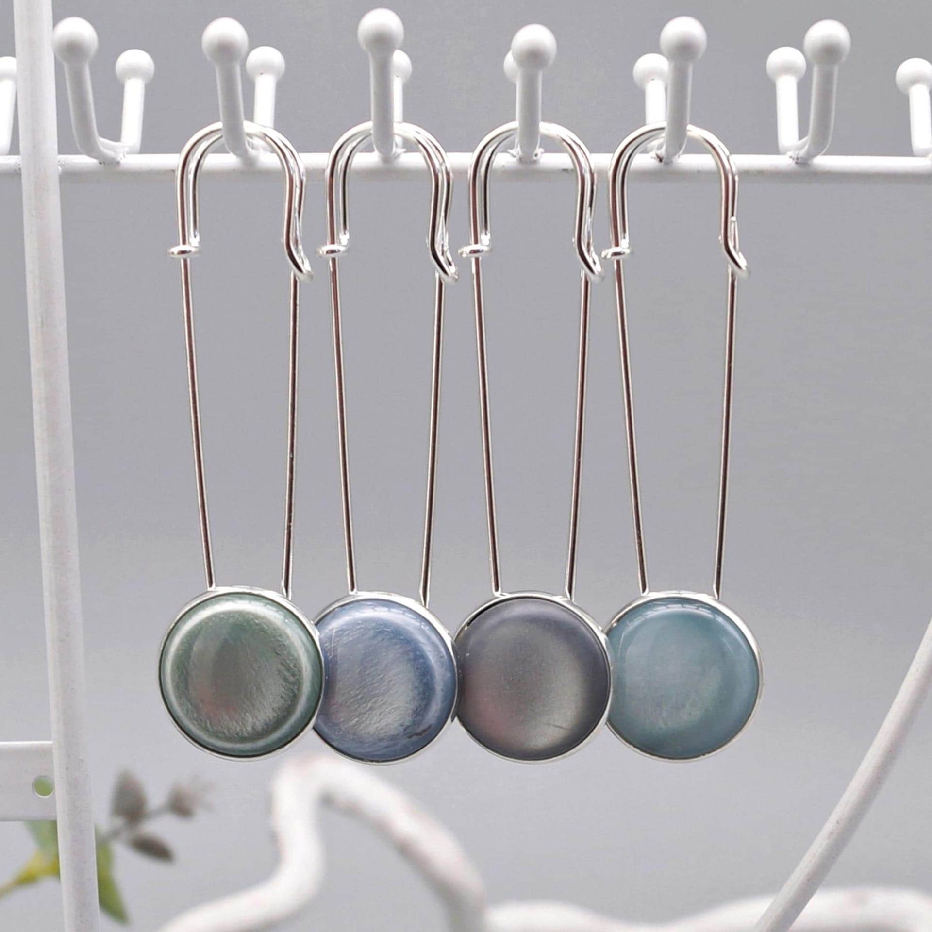 Tuchnadel Schalnadel Polaris Jackennadel Schmucknadel Brosche Kiltnadel Silber Auswahl von LinalandDesign