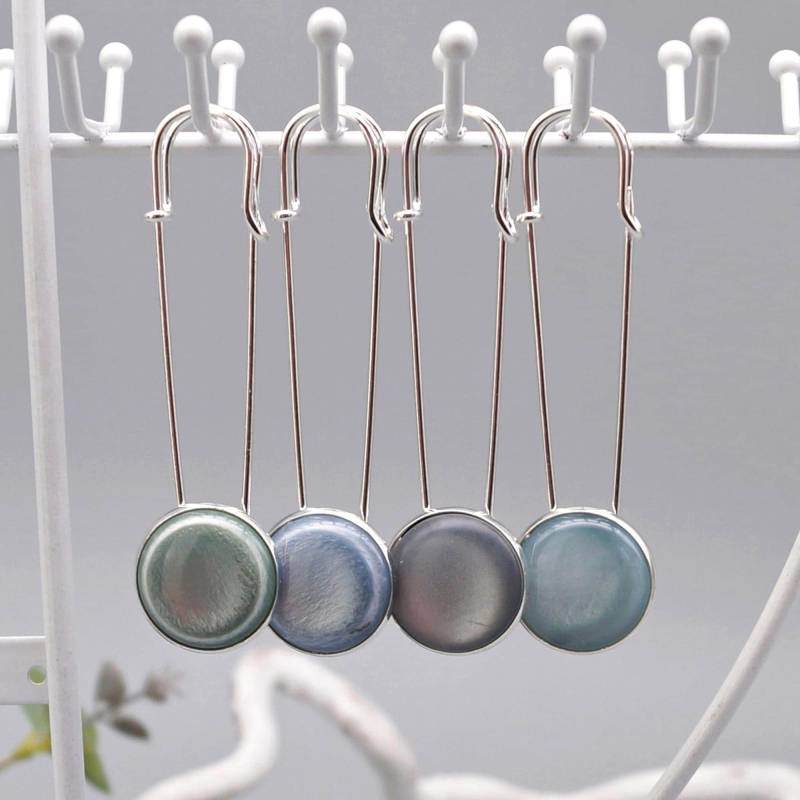 Tuchnadel Schalnadel Polaris Jackennadel Schmucknadel Brosche Kiltnadel Silber Auswahl von LinalandDesign