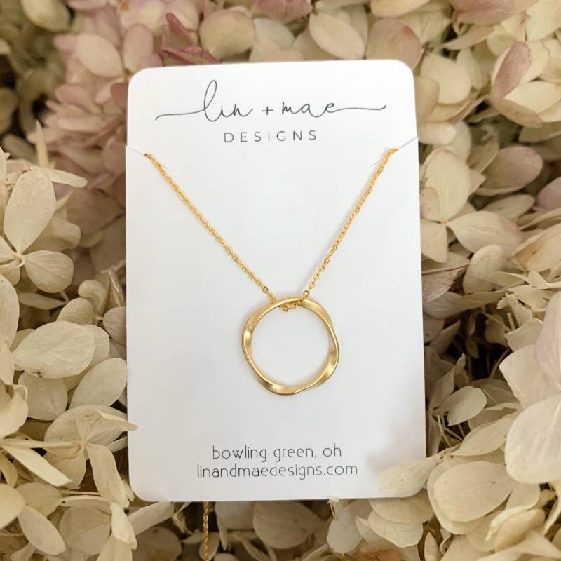 Unendlich Kreis Kette // Zarte + Infinity Anhänger Silber Gold Brautjungfer Geschenk Muttergeschenk Moderner Schlichter Schmuck von LinandMaeDesigns
