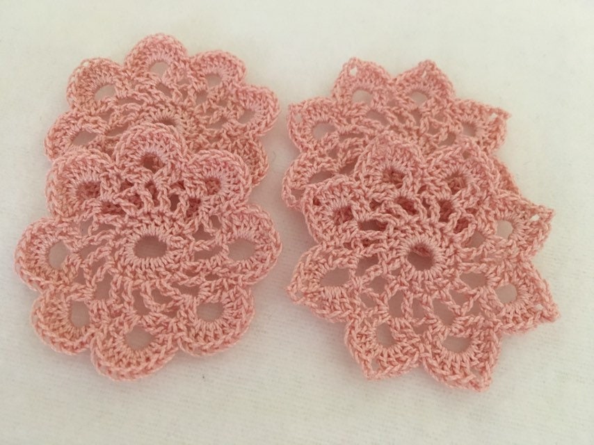 4Er-Set Spitzendeckchen, Gehäkelt, Doilies 4Er-Set Spitzendeckchen, Gehäkelt, Doilies von LinasLilaLauneLaden