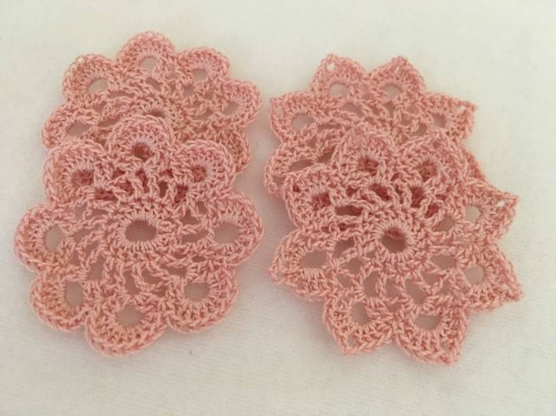 4Er-Set Spitzendeckchen, Gehäkelt, Doilies 4Er-Set Spitzendeckchen, Gehäkelt, Doilies von LinasLilaLauneLaden