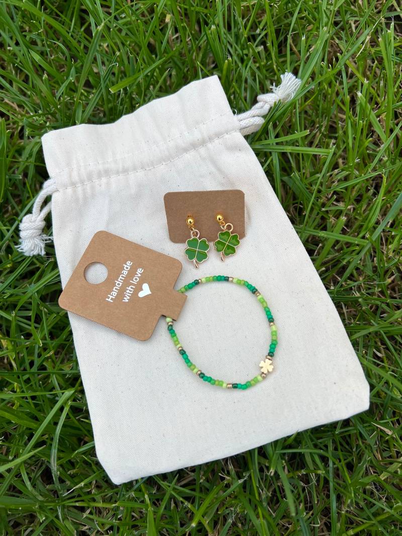 Glücksbringer, Glücksarmband Und/Oder Glücksohrringe von LinasSelfMadeShop