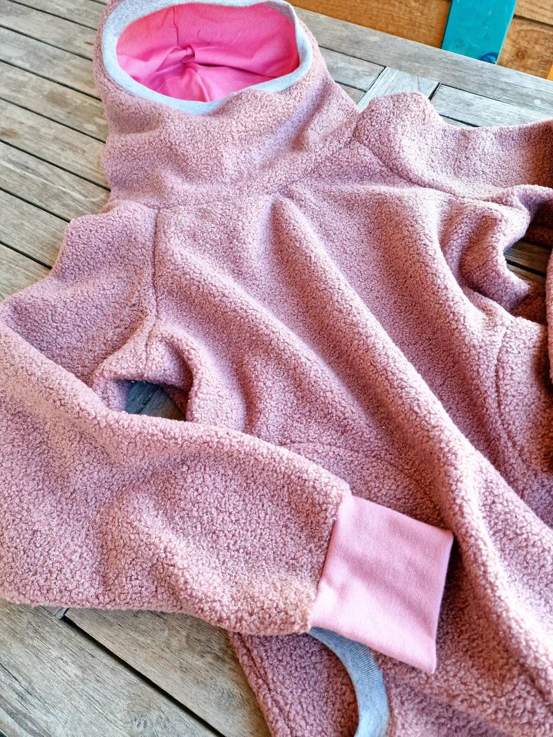 Kuschelhoodie Plüsch Sherpa Plüschpullover Pullover Kapuzenpullover Für Damen Kuschelig Sweatshirt Kapuze Oversized Soft Warm von LinasTraumwerkstatt
