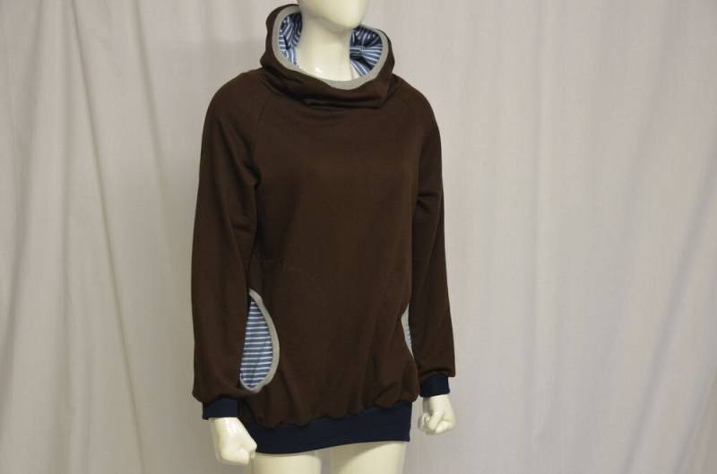 Lt Surfwear Hoodie Real Basic Braun Pullover Damen Pulli Mit Kapuze Kapuzenpullover Kapuzenpulli Damenpullover von LinasTraumwerkstatt