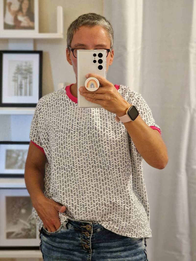Musselinbluse Sommerbluse Mia Kurzarm Damen Bluse Sommertunika Tunika Musselintunika Oberteil Aus Musselin von LinasTraumwerkstatt