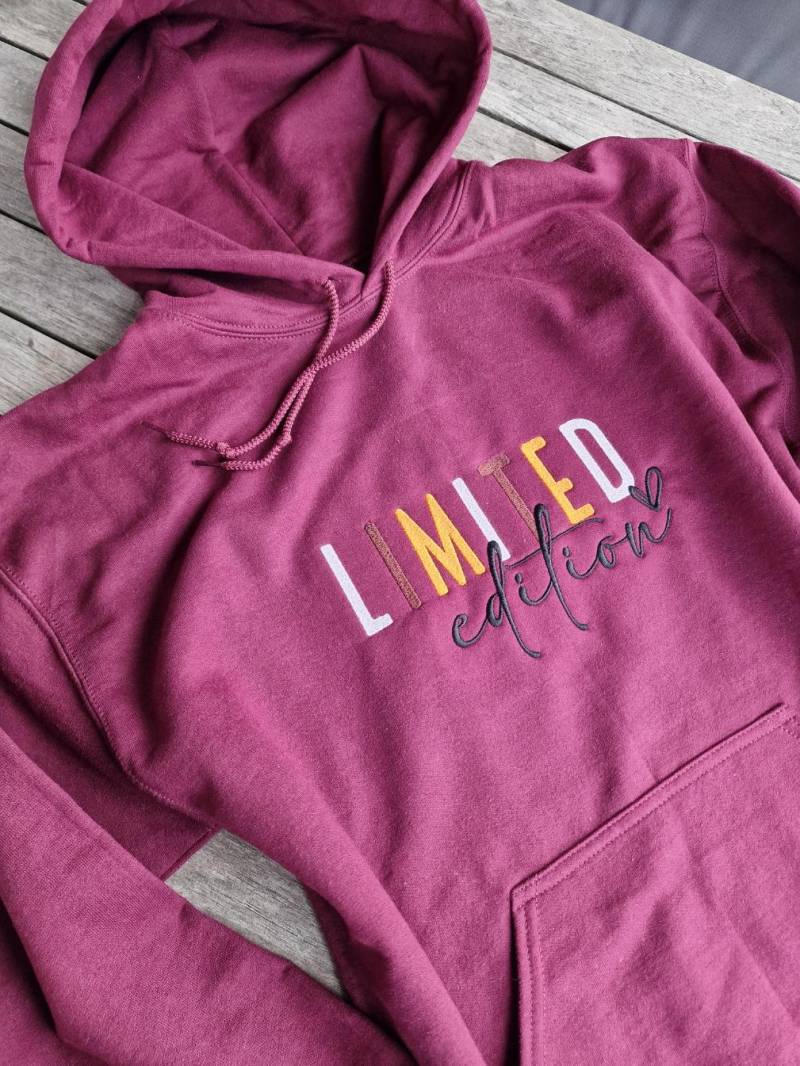 Sweatshirt Oversized Hoodie Stella Limited Shirt Für Damen Damenpulli Mit Langem Arm Motiv , Boho, Damenpullover Sweater Hellgrau von LinasTraumwerkstatt