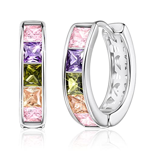 Linawe Kleine Creolen Ohrringe Damen Silber, Helix Piercings Ring Piercing Ohr, Ohrstecker Schmuck Creolen Silber, Conch Piercing Jewelry von Linawe