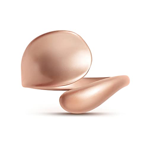 Linawe Ring Verstellbar Daumenring Damen Rosegold, Fingerring Damenringe Statement Ring, Partnerringe Schmuck Ringe Jewelry, Ring Rosegold Damen von Linawe