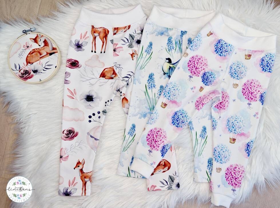 Leggins Luna | Babyleggins Kinderleggins Gr. 56 - 92 Individuelle Stoffauswahl Unikate Leggins Luna | Babyleggins Kinderleggins Gr. 56 - 92 Individuelle Stoffauswahl Unikate von LinchensKreativwelt