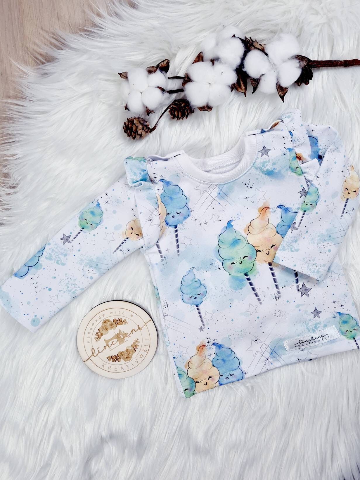 Zwergenshirt | Kindershirt Rüschenshirt Babyshirt Gr. 50 - 98 Individuelle Stoffauswahl Unikate Zwergenshirt | Kindershirt Rüschenshirt Babyshirt Gr. 50 - 98 Individuelle Stoffauswahl Unikate von LinchensKreativwelt
