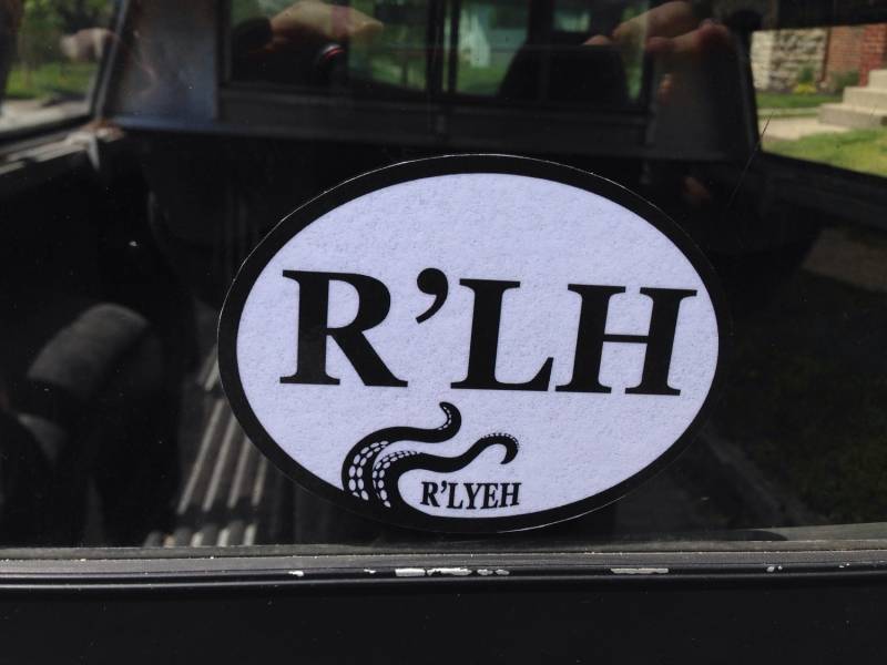 R'lyeh Auto Aufkleber von LincolnStreetDesign